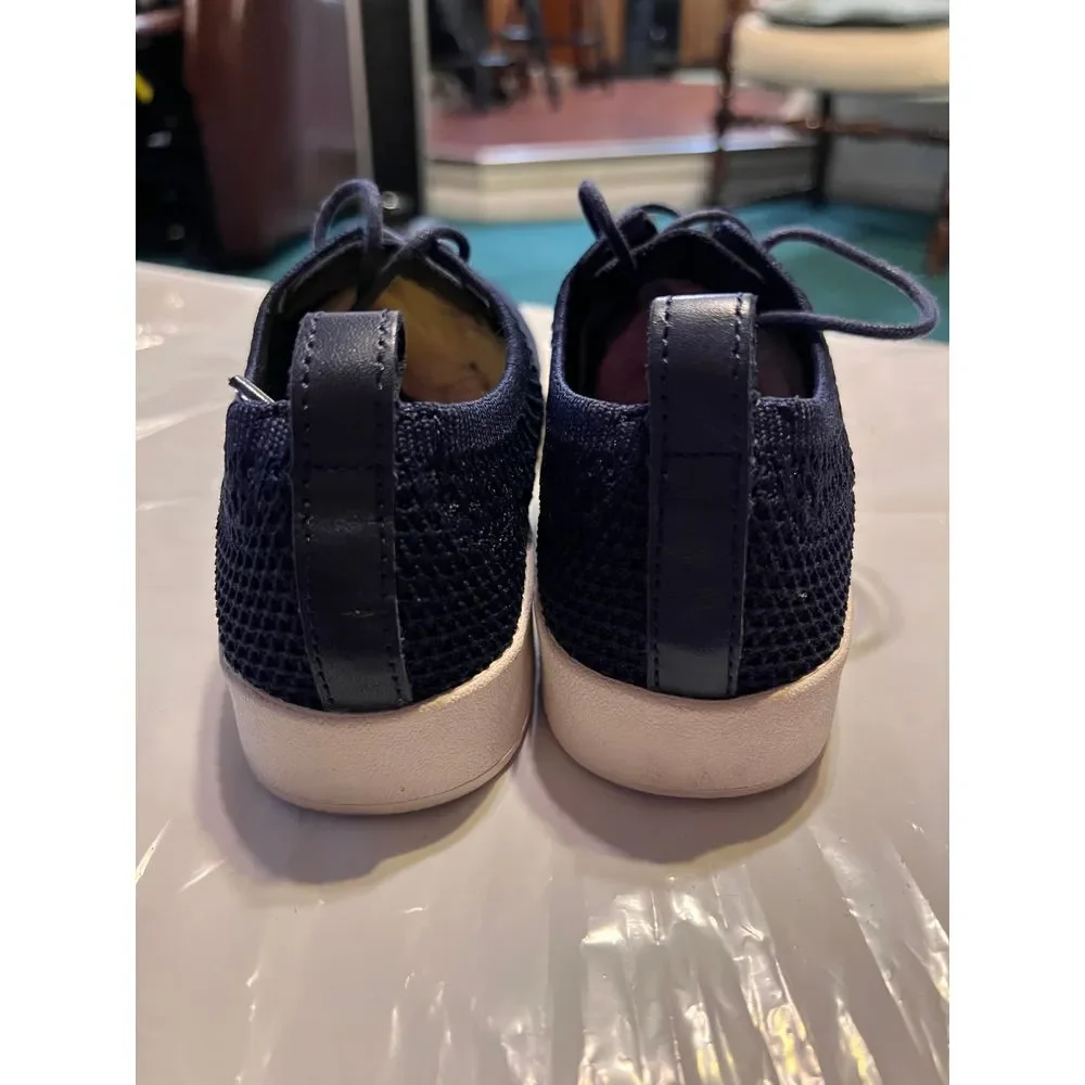 COLE HAAN StitchLite Oxford Navy Blue Knit Sneakers Sole Breathable Comfort-SZ 6
